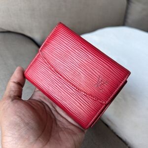 Louis Vuitton Red Women's Wallet